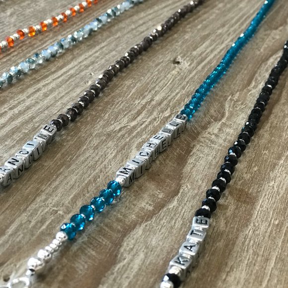 Face Mask Holder Bead Necklace Lanyard Personalize - Picture 6 of 6